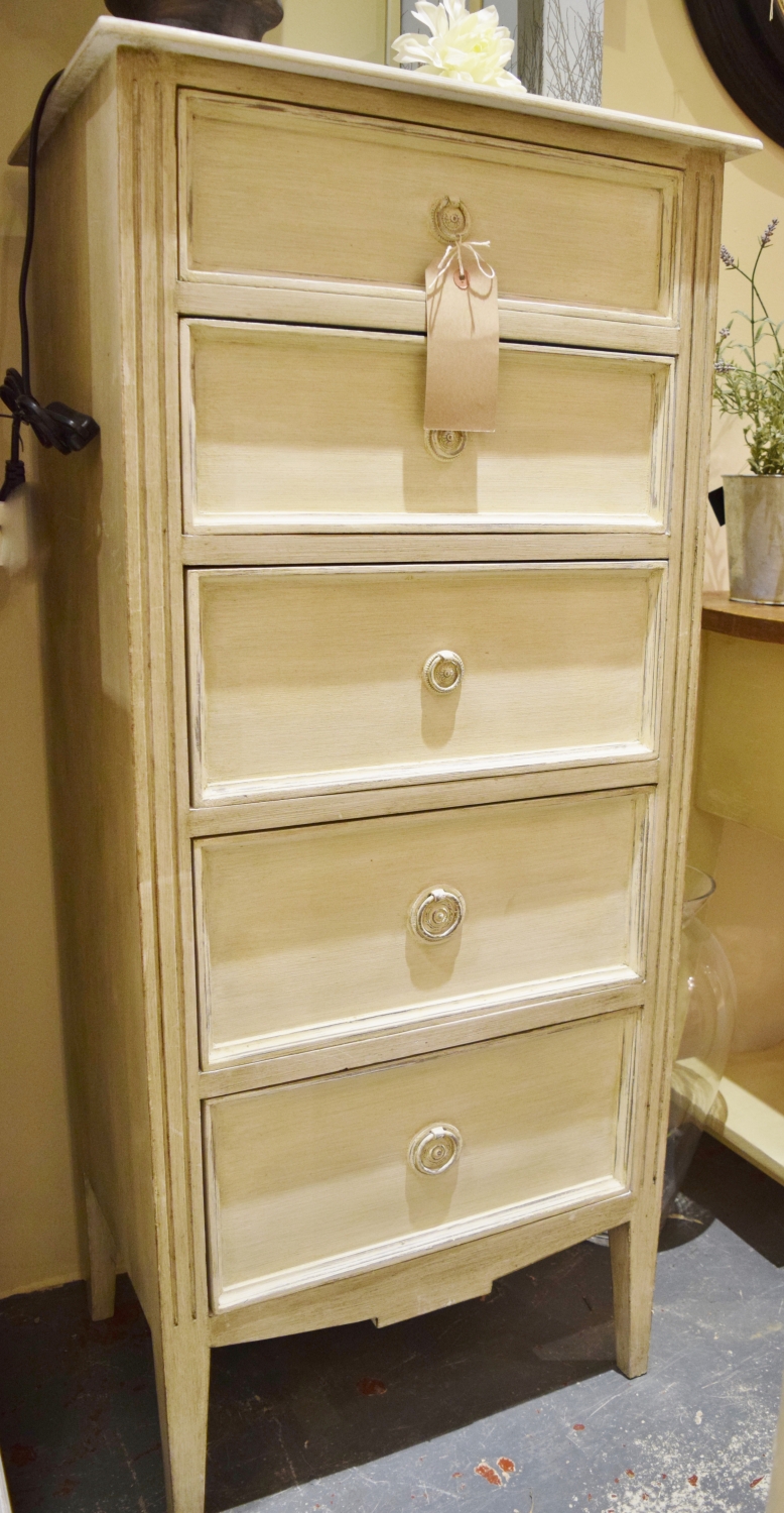 French Style Tall Chest of Drawers