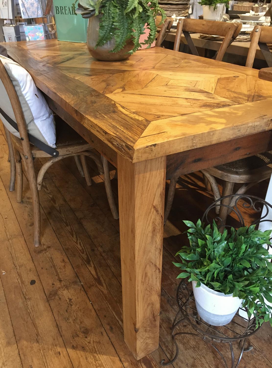 Bespoke oak table