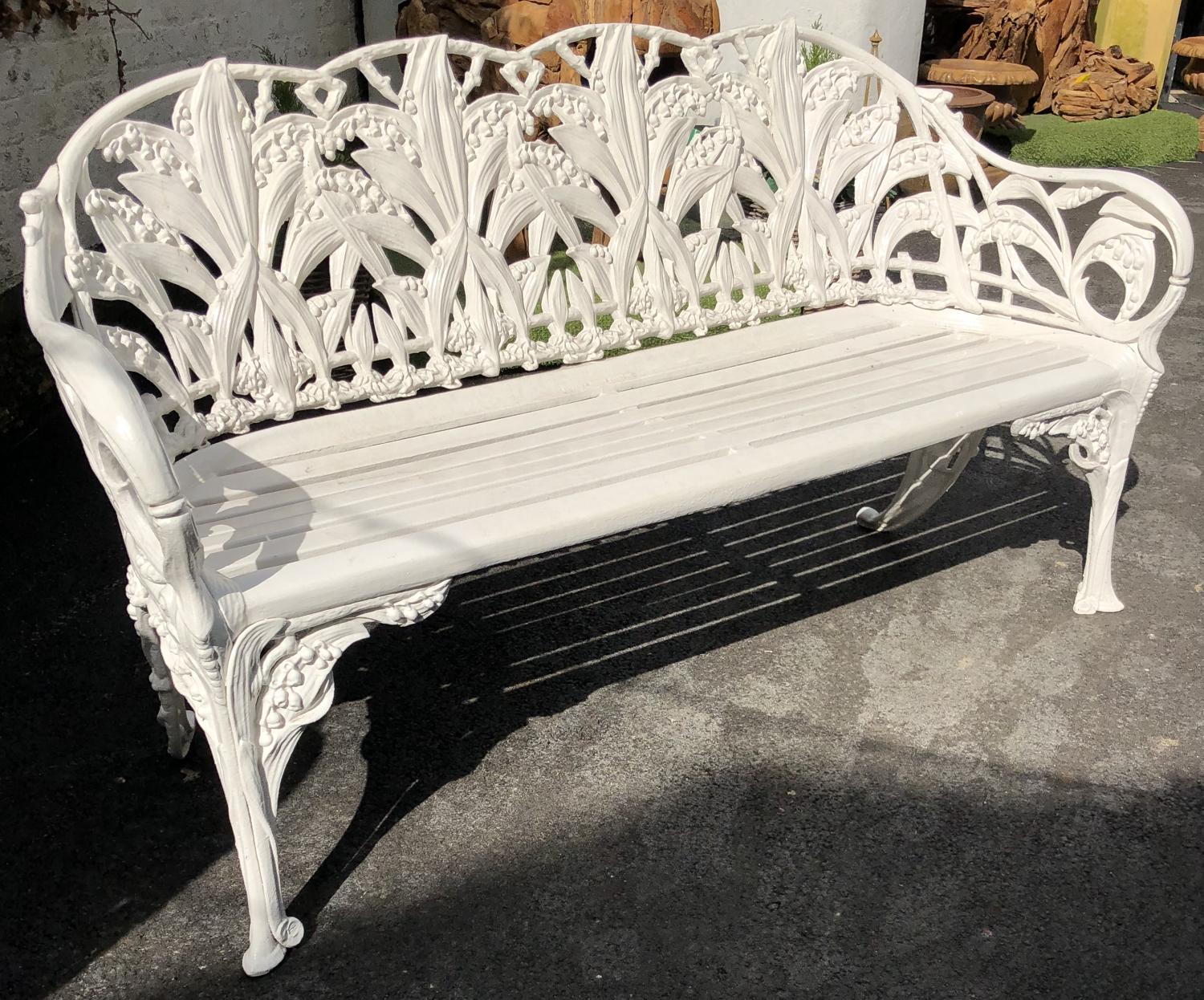 Lily of the valley bench