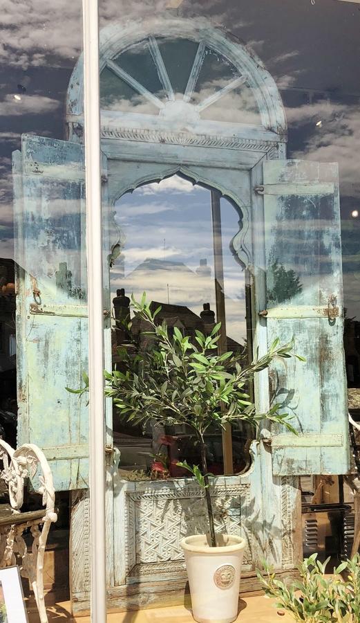 Vintage carved Indian window frame