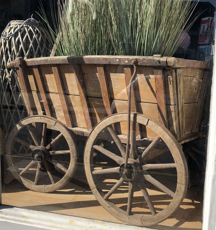 Vintage dog cart